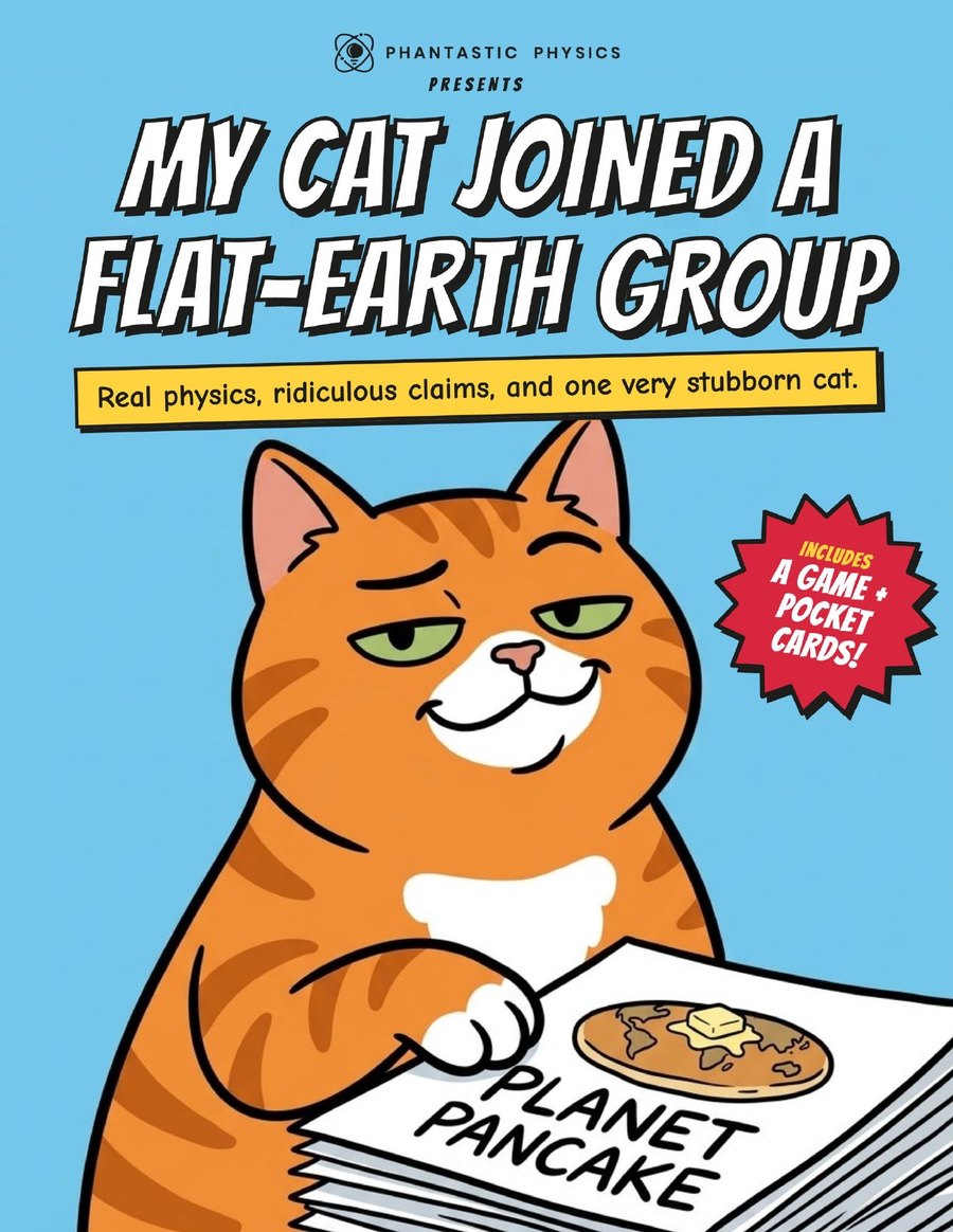 Page 1 of My Cat Joined a Flat-Earth Group